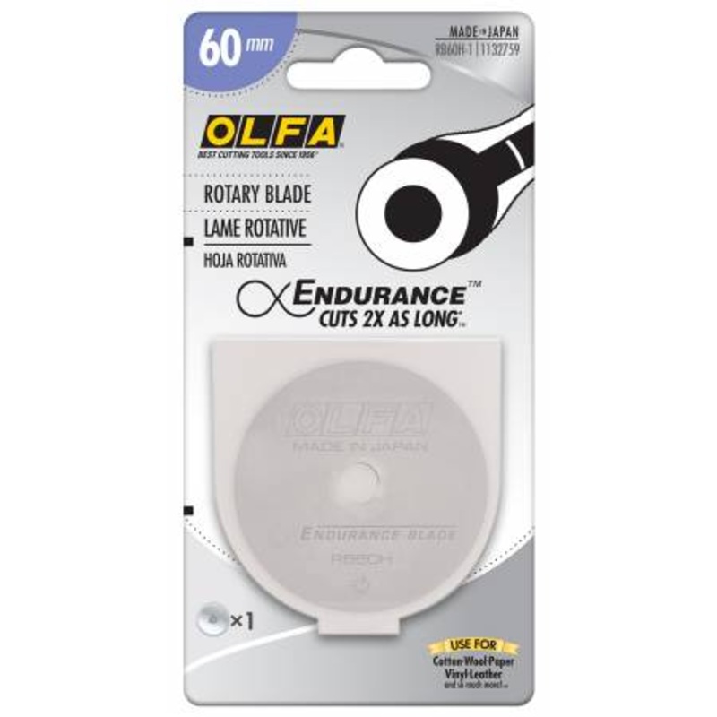 OLFA Endurance Blade 60mm 1pk RB60H-1