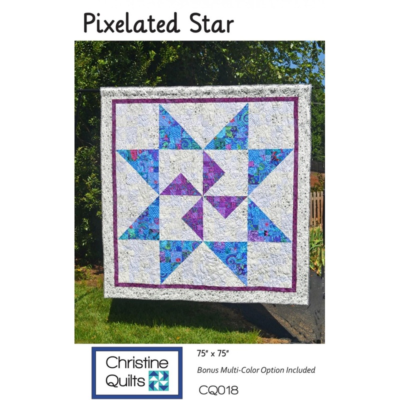 Pixelated Star Pattern