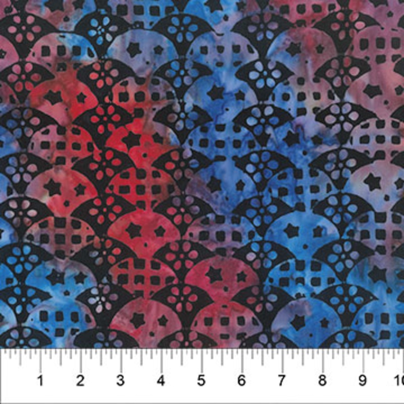 Vintage Spirit Black Clamshell Stars