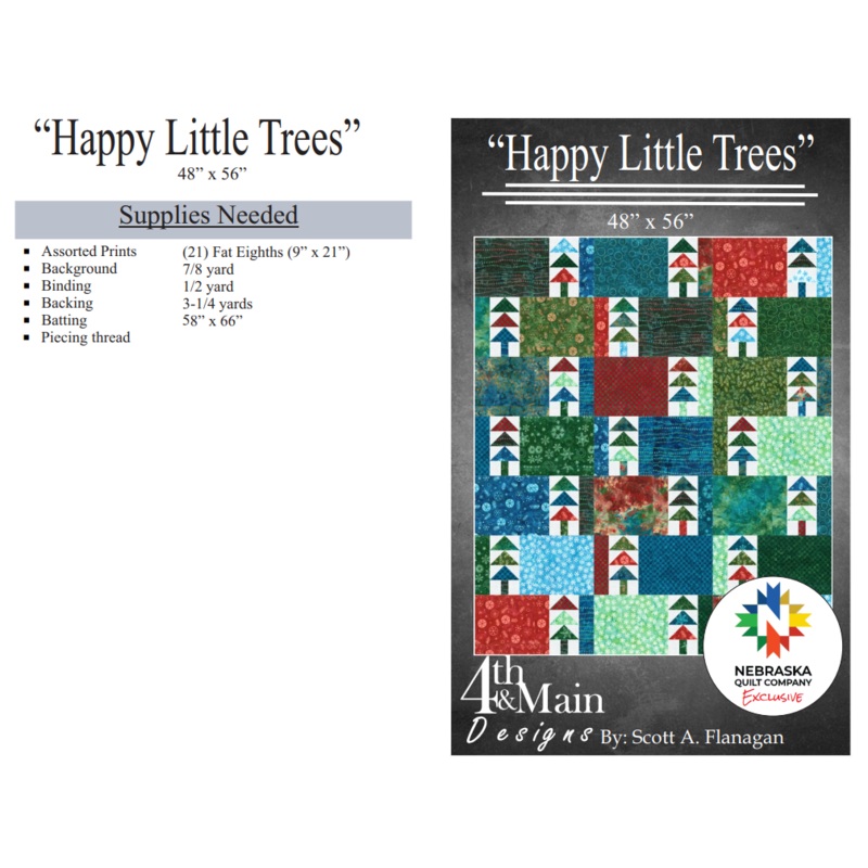 Happy Little Trees Pattern