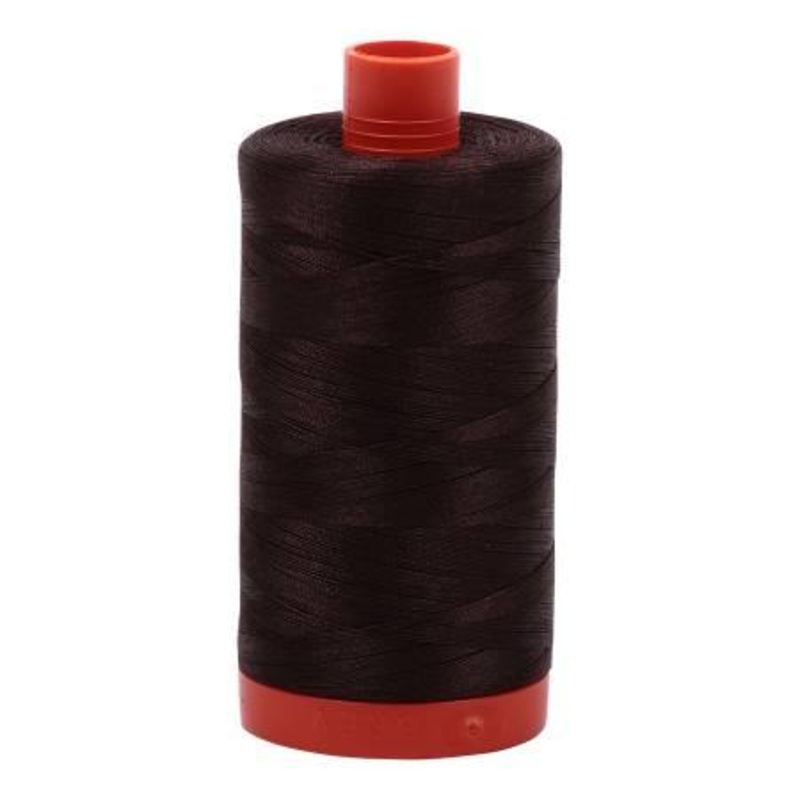 5024 Aurifil 100% Cotton 50wt Dark Brown