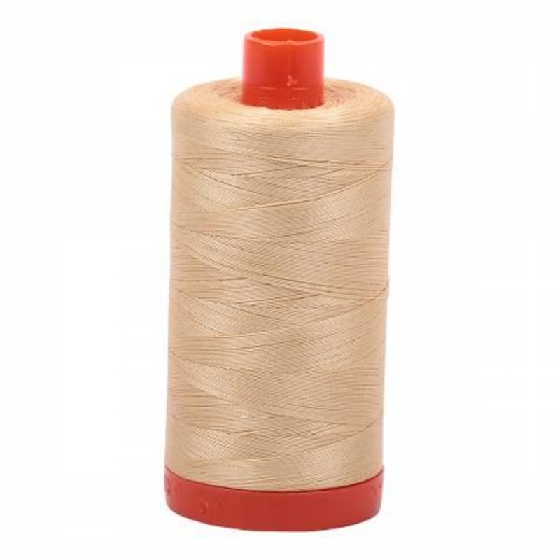 6001 Aurifil 100% Cotton 50wt Light Caramel