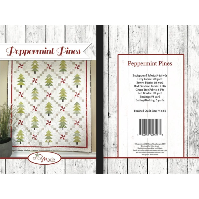 Peppermint Pines Quilt Pattern