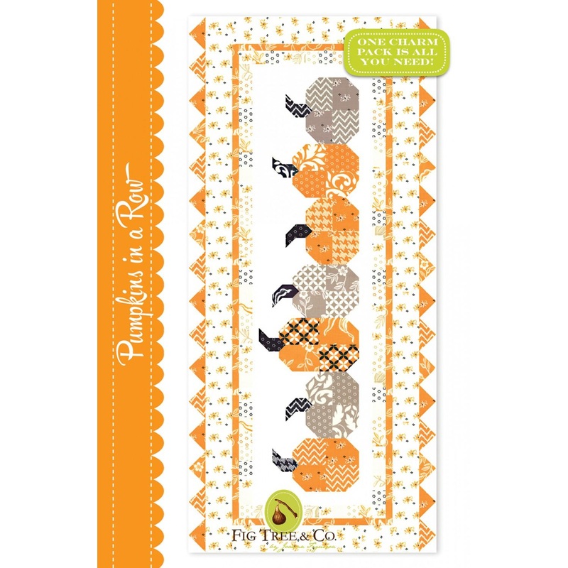 Pumpkins in a Row Runner Pattern