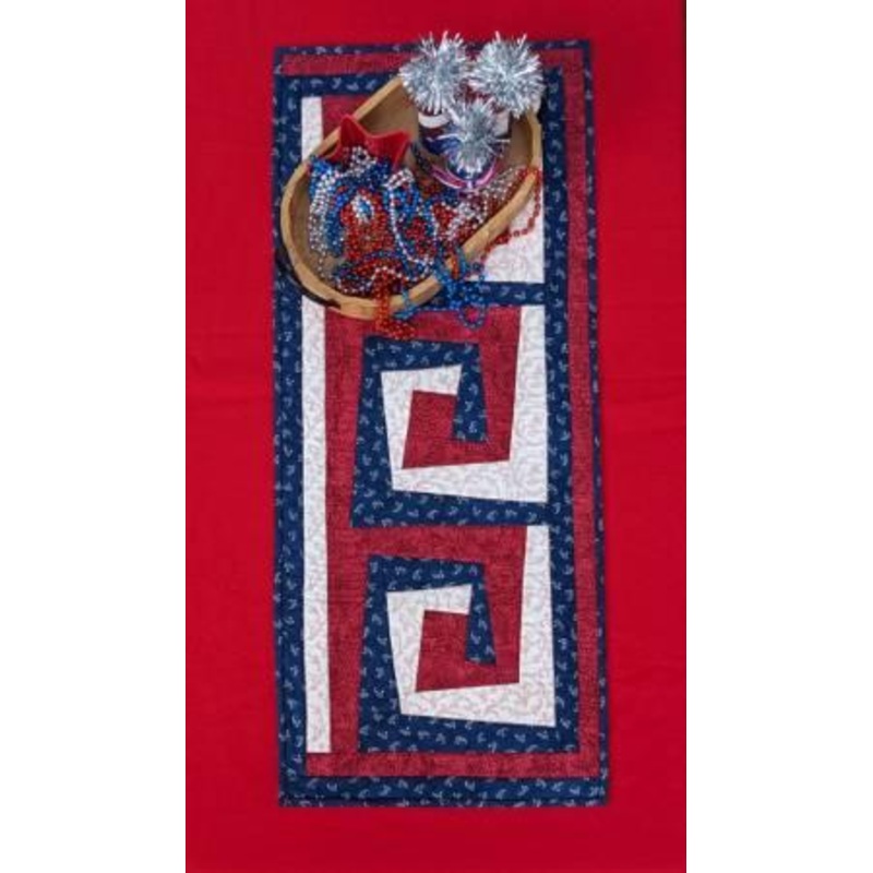 Wonky Waves Table Runner Pattern