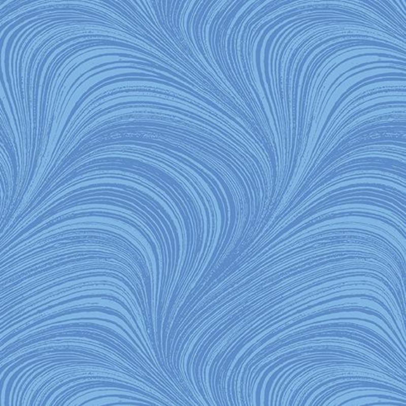108″ Wide Wave Texture Blue