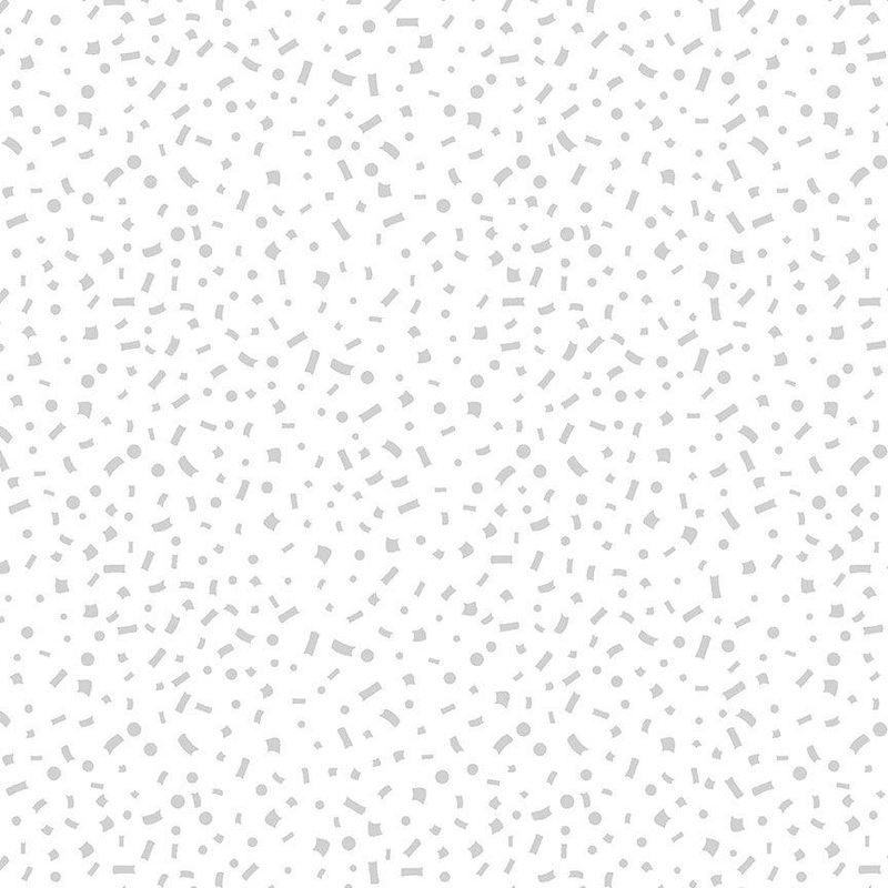 White on White Confetti Dots