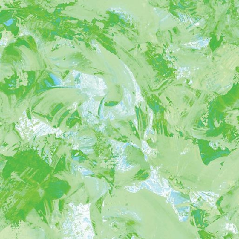 108″ Wide Paint Splash Spring Green