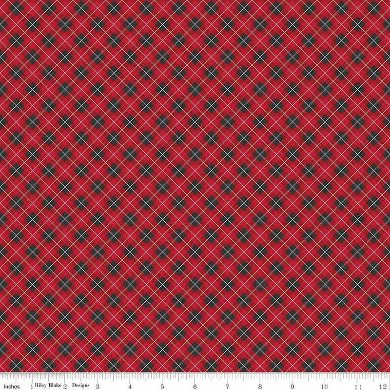 Woodsman Bias Plaid Red/Black