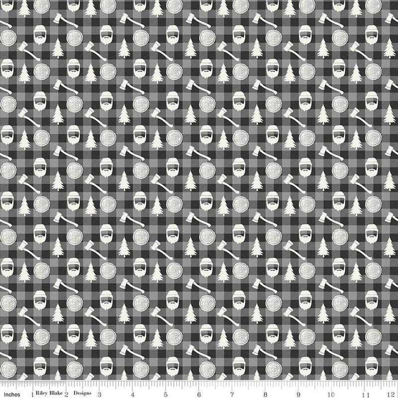 Woodsman Lumberjack Plaid Black