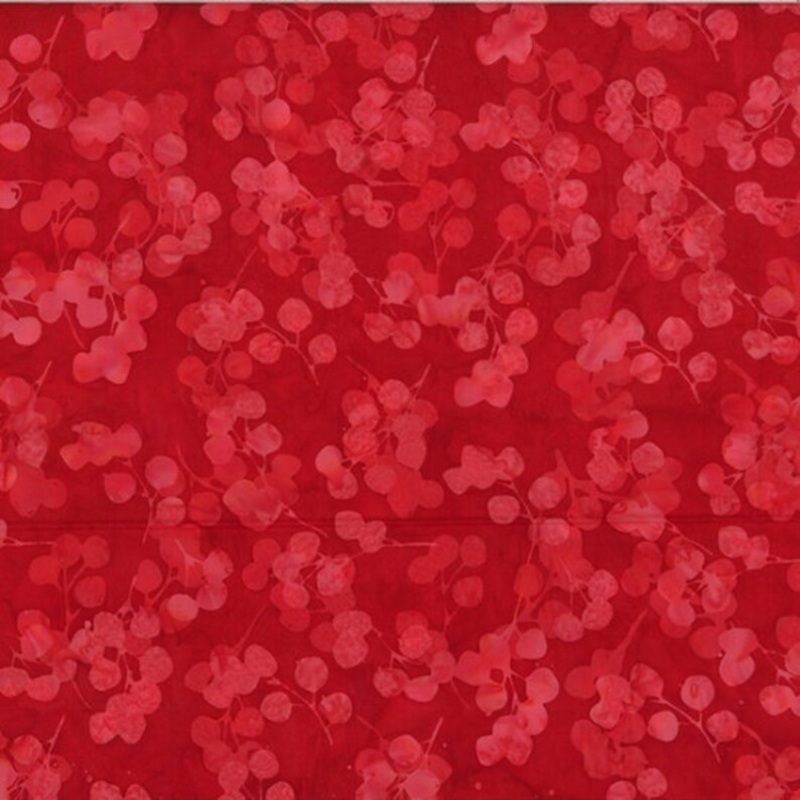 Bali Batik Breeze Eucalyptus Red