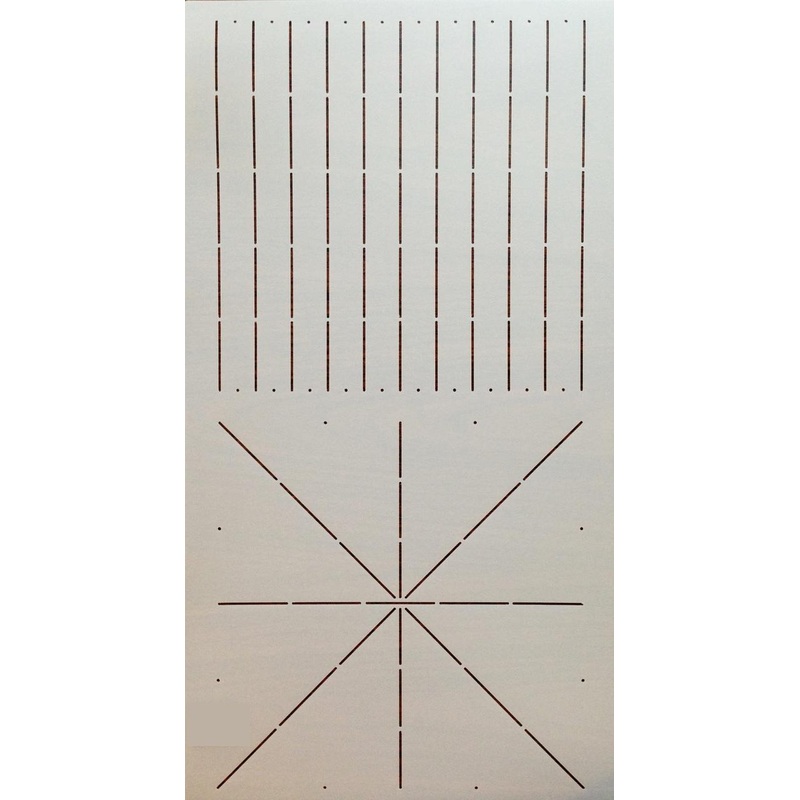 10in x 10in Line Design