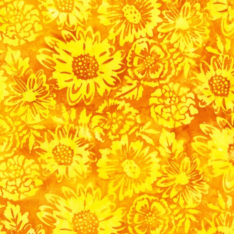 Artisan Batiks: Bees and Flowers Honey Nature