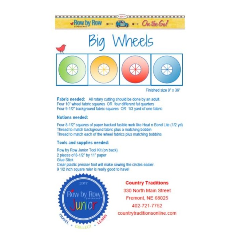Big Wheels Junior Pattern