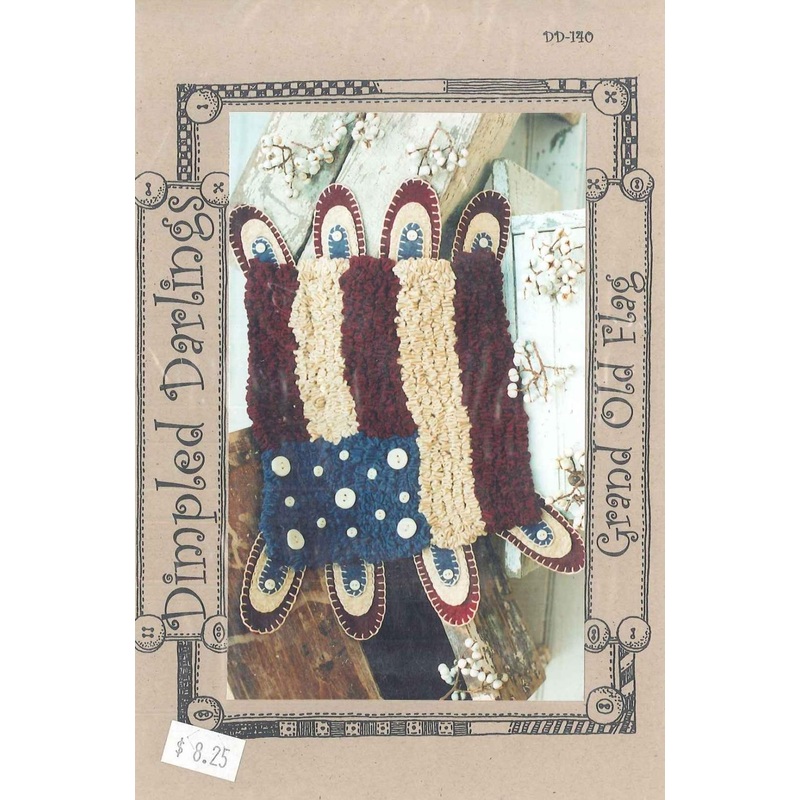 Grand Old Flag Wool Felting Pattern