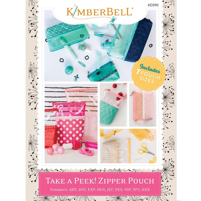 Kimberbell Take a Peek! Zipper Pouches