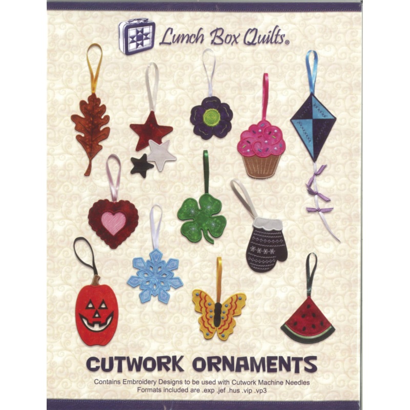 Lunch Box Quilts: Cutwork Ornments Collection 1 CD Pattern
