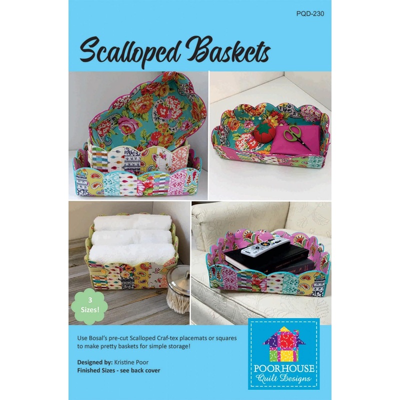 Scalloped Baskets # PQD-230