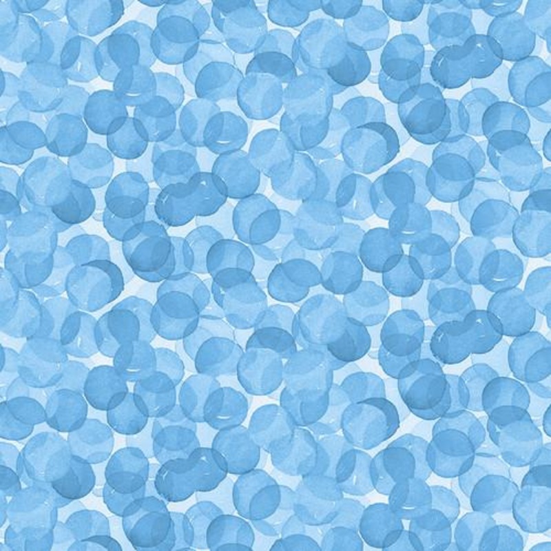 Whimsy Daisical II Blue Dots