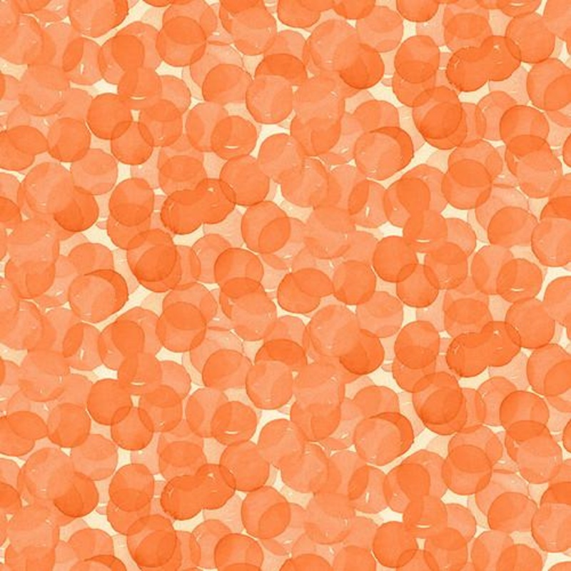 Whimsy Daisical II Orange Dots