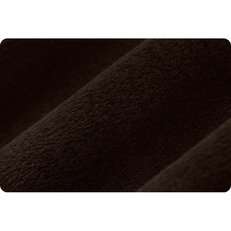 60″ Wide Solid Cuddle 3 Chocolate