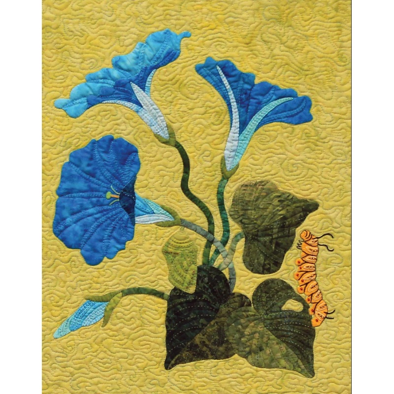 Morning Glory May Machine Embroidery Pattern