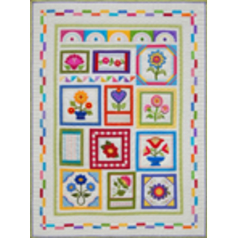 Stitches in Bloom Machine Embroidery Pattern