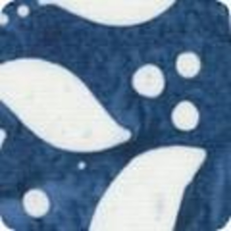 Artisan Batiks: Kasuri Plants Denim