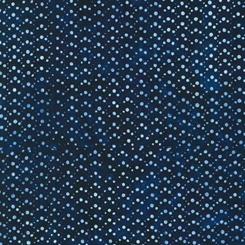 Artisan Batiks: Kasuri Spots Navy