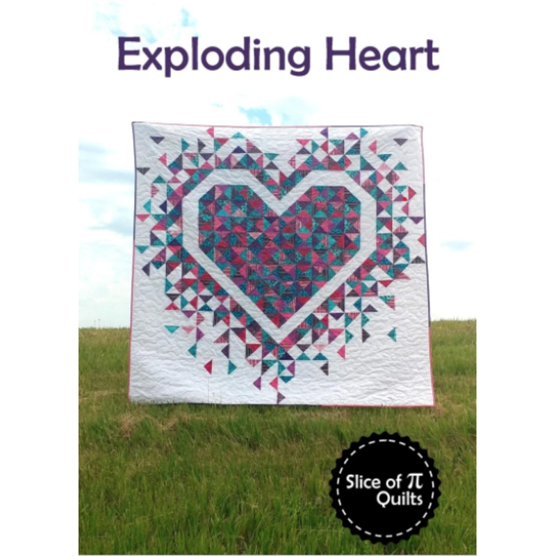 Exploding Heart Quilt Pattern
