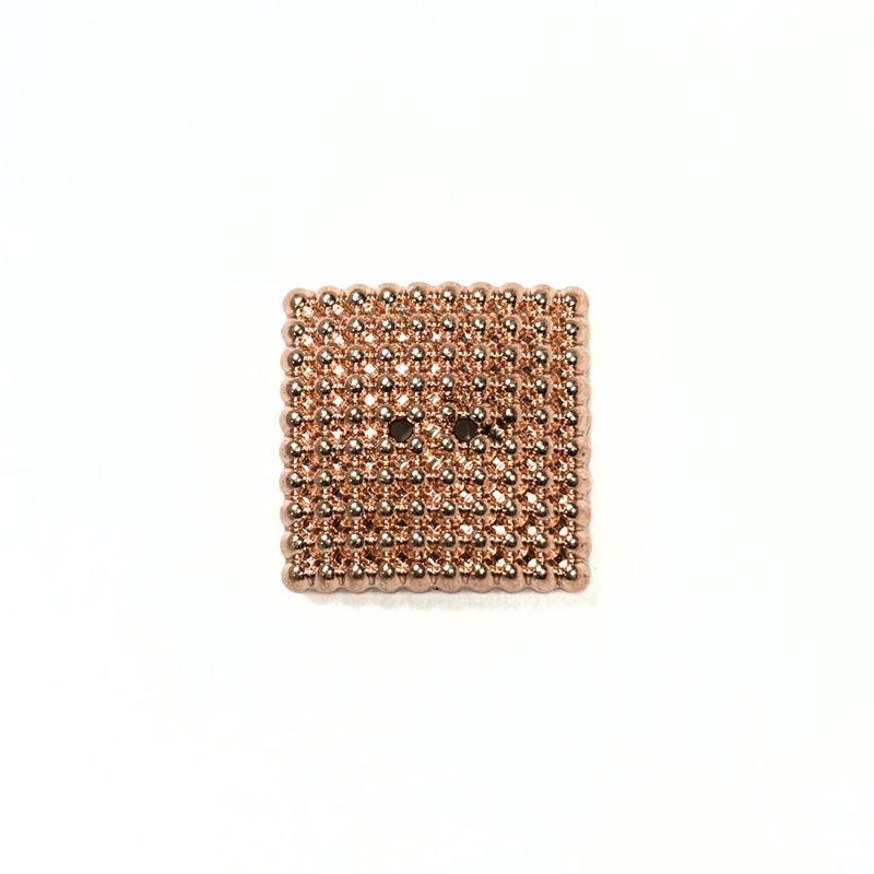 Dill Metal Square Copper Button