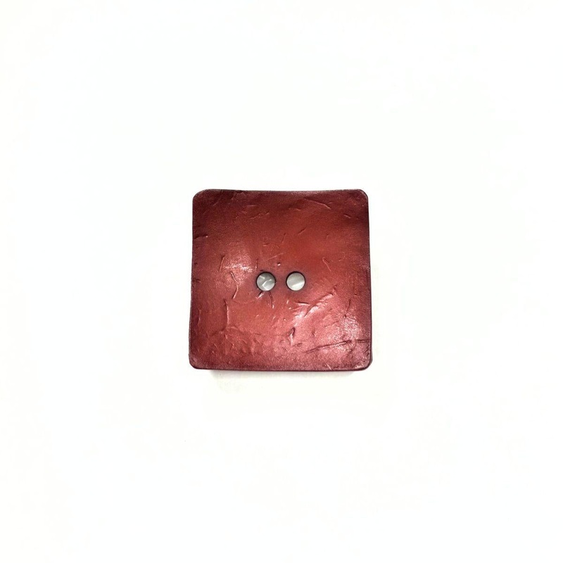 Dill Plastic Square Red Button