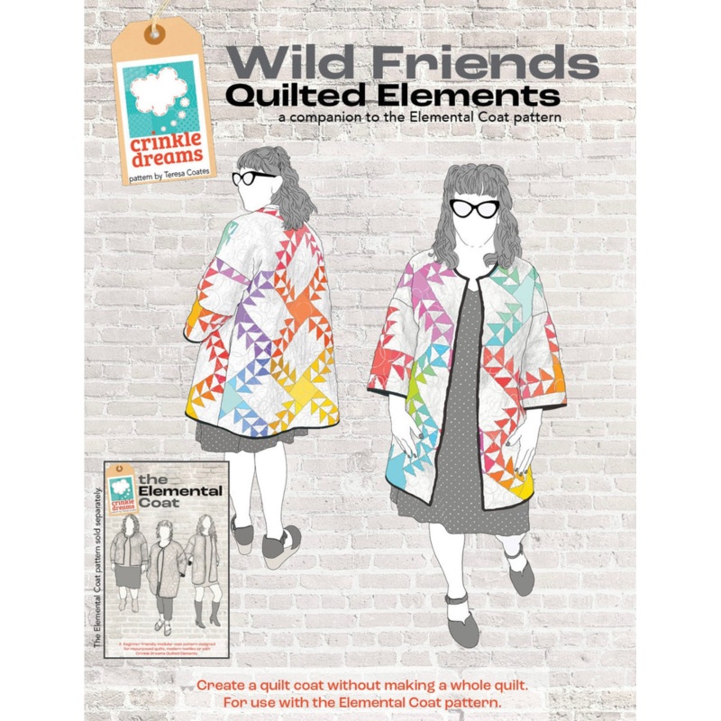 Wild Friends Quilted Elements Pattern