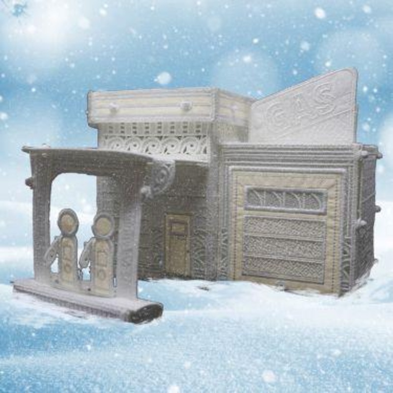 Winter Village: Freestanding Gas Station CD