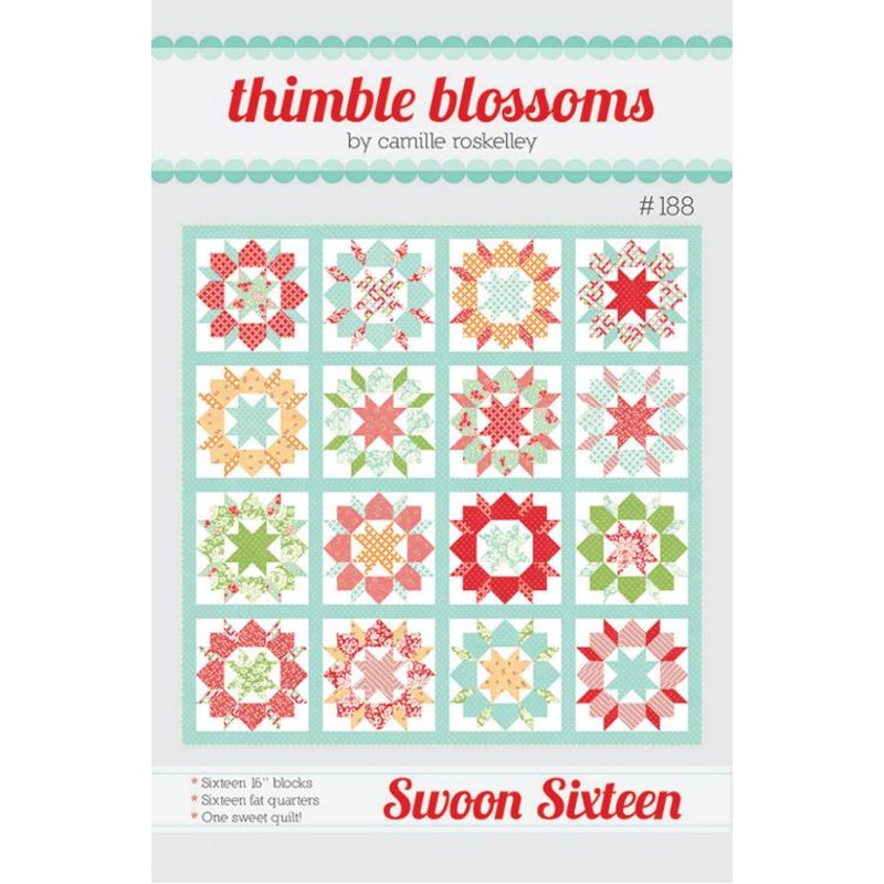 Swoon Sixteen Quilt Pattern by Thimble & Blossoms