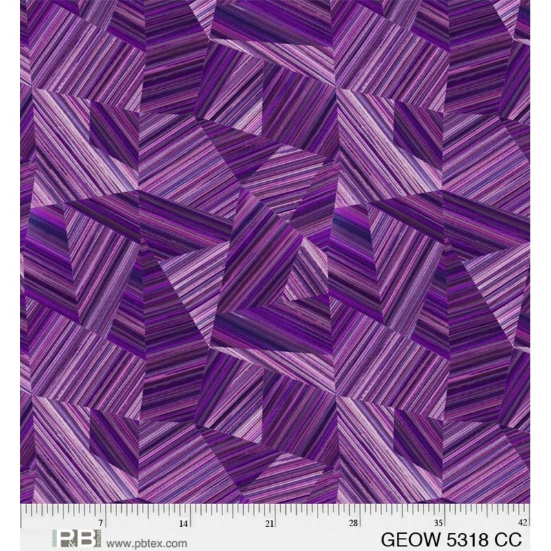 108″ Wide Geode Purple