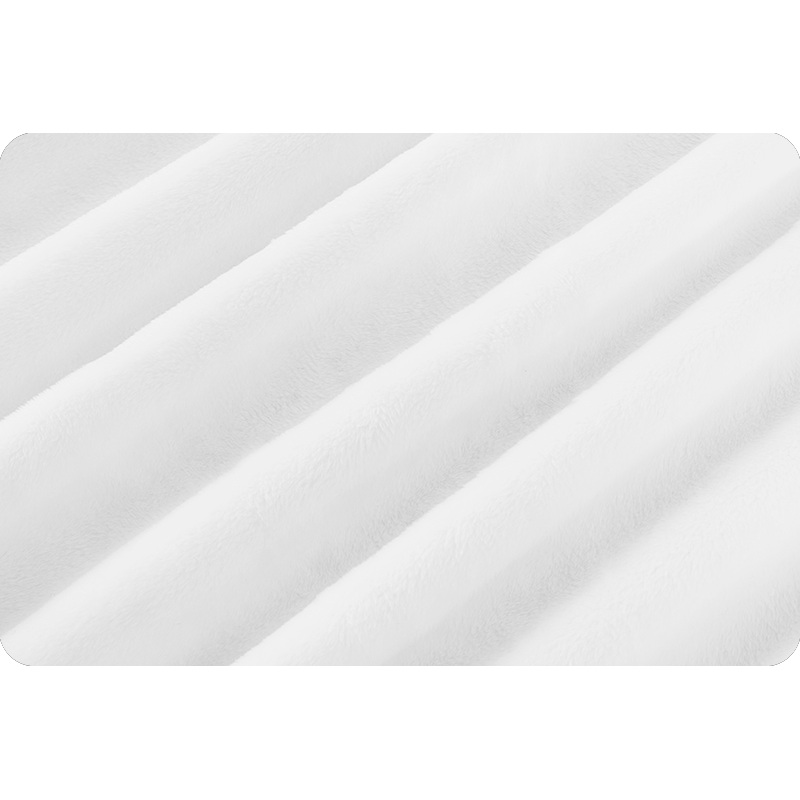 60″ Wide Solid Cuddle 3 Snow