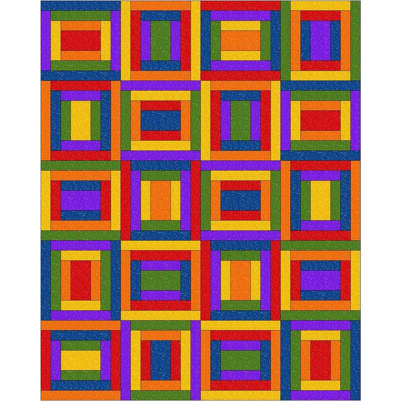County Courthouses Quilt Pattern PDF Digital Download