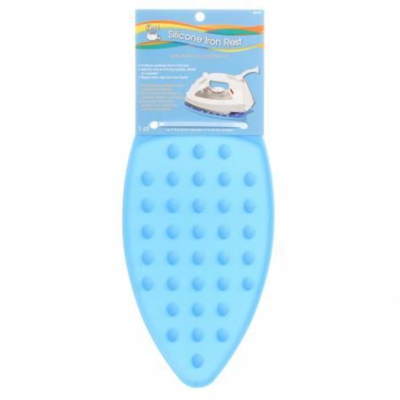 Dritz Blue Silicone Iron Rest 82444