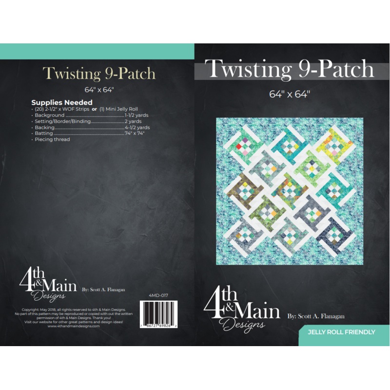 Twisting Nine Patch Pattern