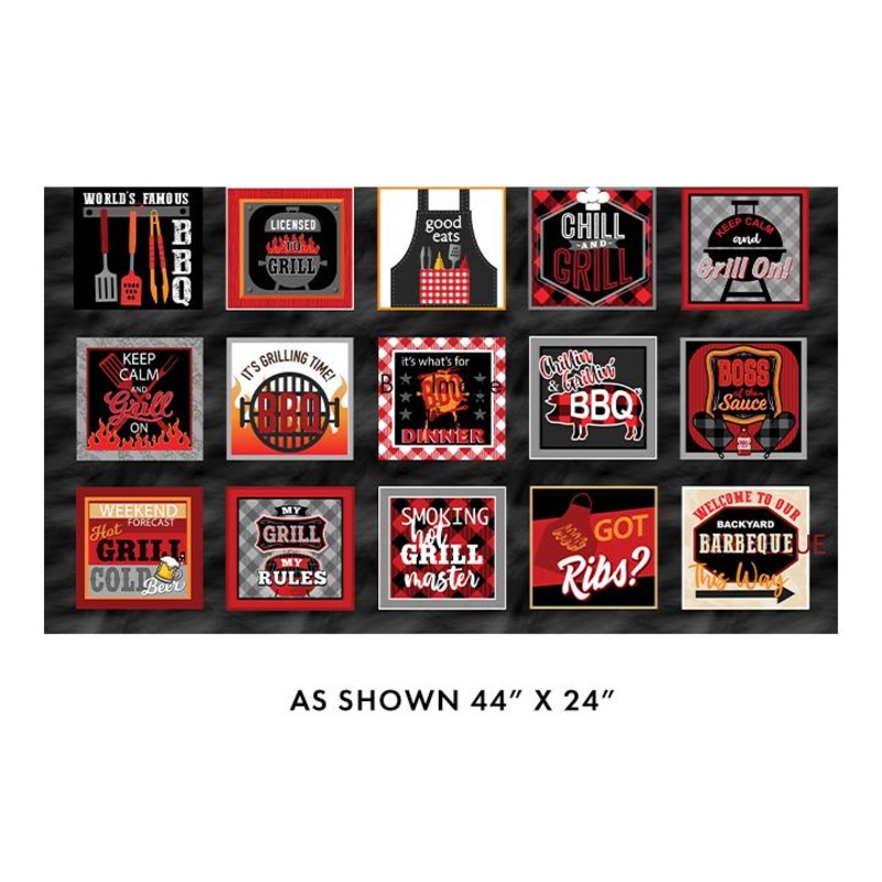 Chillin & Grillin Boxes Black Panel 24″ X 40″