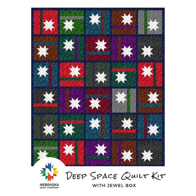 Deep Space Quilt Kit with Jewel Box