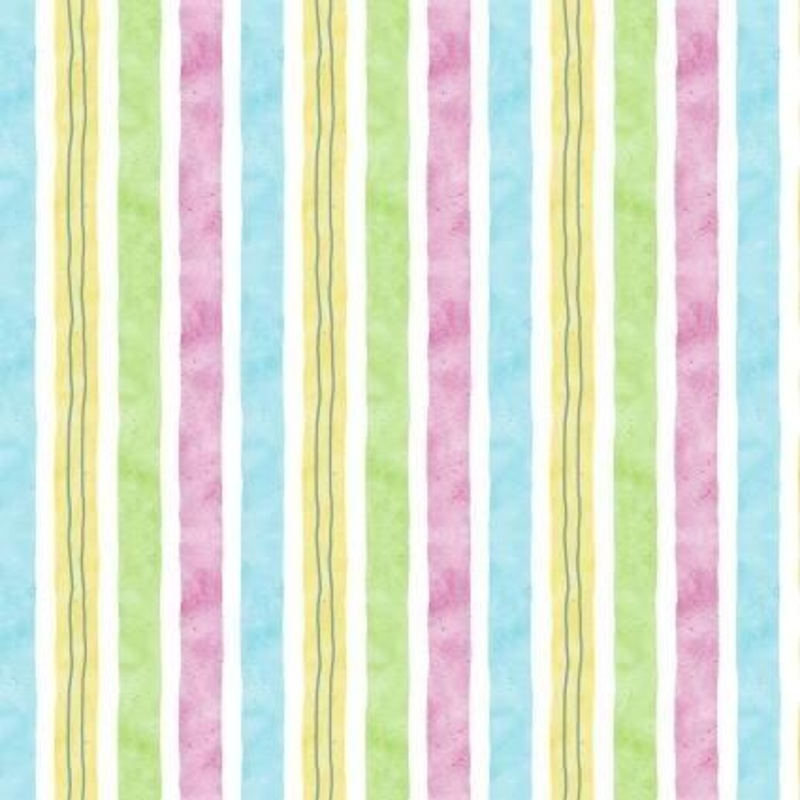 Happier by the Hour Stripe Multi – 1 Yard Cut – Verified!