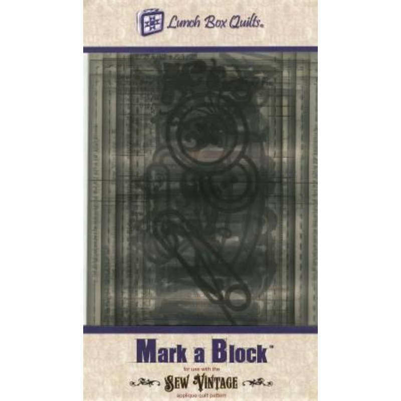 Sew Vintage Mark a Block Machine Embroidery Templates