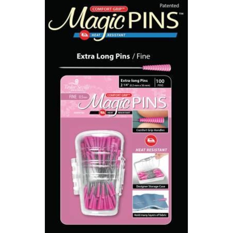 Magic Pins Extra Long Fine 100 Count