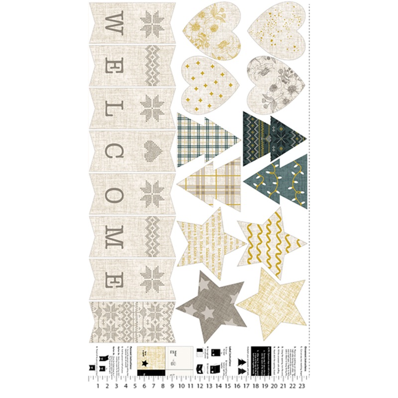 Winter Dreams Winter Panel White 24″ x 43″