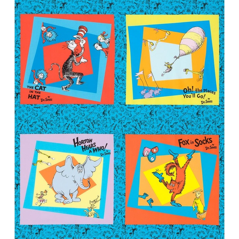 Celebrate Seuss! Book Cover Panel 36″ x 44″