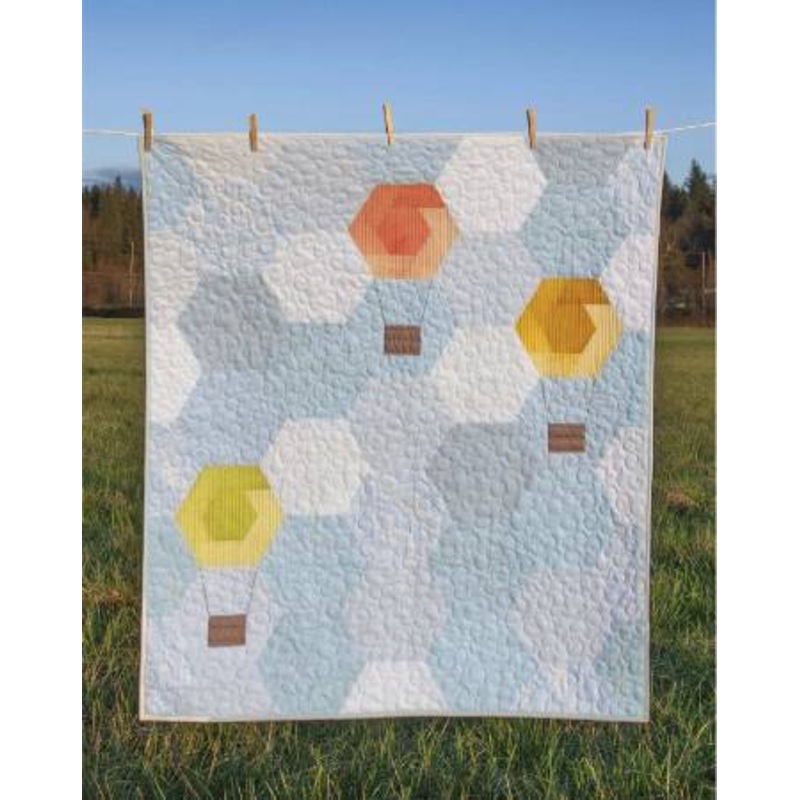 Hexie Hot Air Balloons Pattern