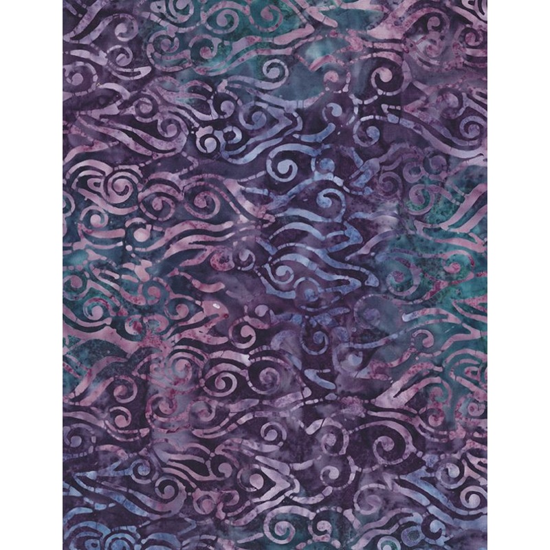 Violet Crush Swirling Waves Dark Purple