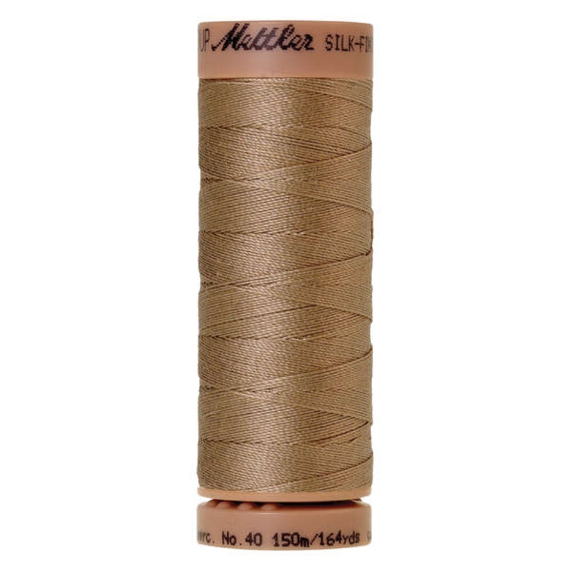 0285 Mettler 100% Mercerized Cotton 40wt Carmel Cream
